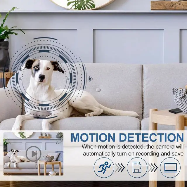 Alt view image 3 of 7 - 1080P HD Hidden Spy Camera with Motion Detection Small Nanny Cam