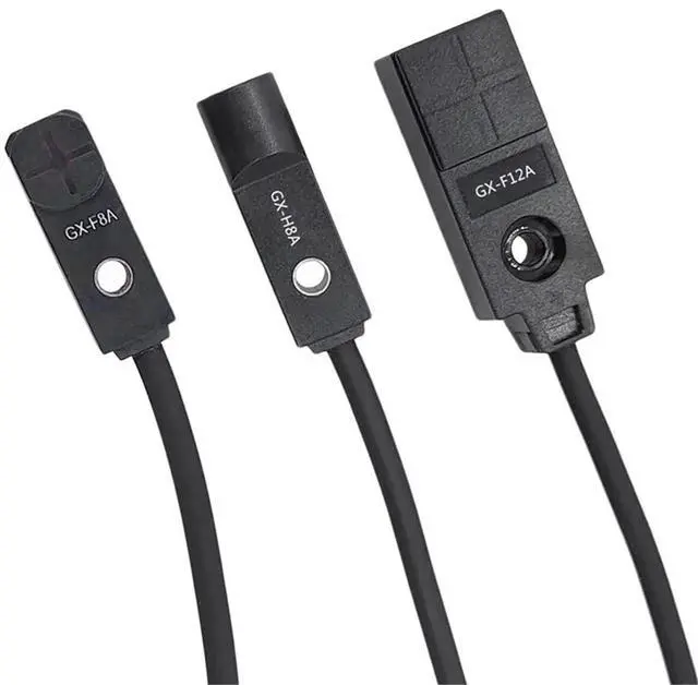 Main image of 1pc Mini Inductive Sensor NPN 3-Wire Square Proximity Switch with 1m Cable GX-F8 GX-H8 GX-F12 Normally Colsed Normally Open(GX-F12B)