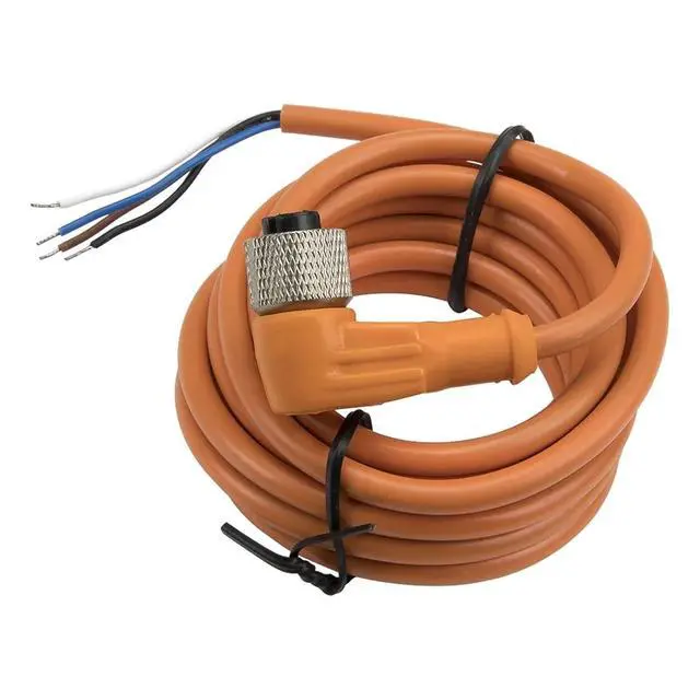 Alt view image 4 of 5 - 1pc FSC12-FB-4 M12 2m PVC Cable Sensor Connector 4 pins Bend Female Head for M12 NPN PNP NO+NC Proximity Sensor Switch(Black)