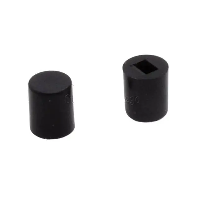 Alt view image 2 of 2 - 30Sets(=1Pack) Tactile Push Button Switch Self Lock Switch 7 * 7MM 8 * 8MM 8.5 * 8.5MM Micro Switch Button + (30PCS Black Tact Cap)