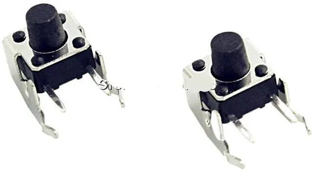 Main image of 100Pcs Tact Switch 6 * 6 * 7mm Horizontal with Bracket Tactile Push Button Switches 6x6x7mm Micro Switch