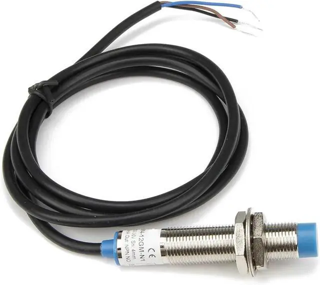 Alt view image 2 of 3 - 1pc M12x1x57.5 4mm Sensing GAM4-12GM-N1 GAM4-12GM-P1 GAM4-12GM-D1 GAM4-12GM-D2 General inductive Proximity Sensor Switch(P1 PNP NO)
