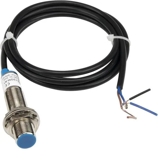 Alt view image 4 of 4 - 1pc M12x1x50 2mm Sensing NPN NO GAT2-12GM-N1 PNP NO GAT2-12GM-P1 General inductive Proximity Sensor Switch(N1 NPN NO)