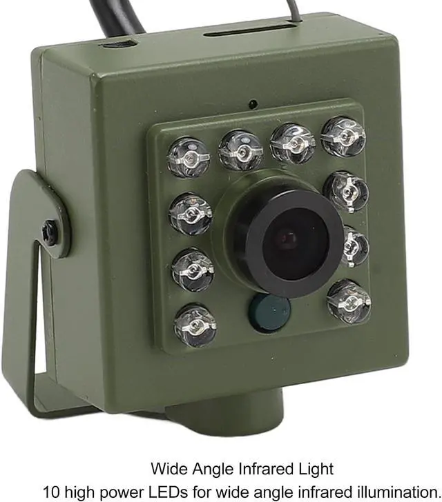 Alt view image 2 of 7 - Indoor Outdoor Security Camera, Bird Box Camera with Night Vision, Low Noise Outdoor Camera with Wide Angle Lens for iOS Android (IMX307 CMOS Sensor 2MP)