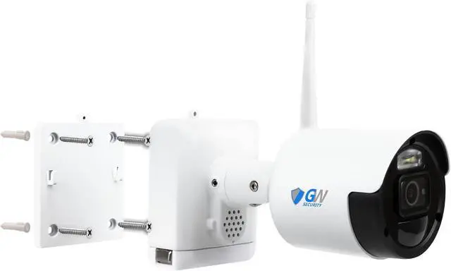Alt view image 7 of 7 - GW 8 Channel Wireless HD 4MP (2X 1080P) Home Security Camera System, 8ch WiFi NVR with 4 x 4MP Two-Way Audio Security Cameras, 180-Day Battery Life, Color Night Vision, Outdoor Indoor Surveillance