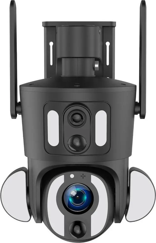 Alt view image 4 of 7 - HD 4G LTE/GSM Network Cell Phone Solar Battery Powered Outdoor-Security-PTZ-IP-Camera Motion Activated Light and Color Night Vision, White, Solar Panel, Rotating Camera, Wireless