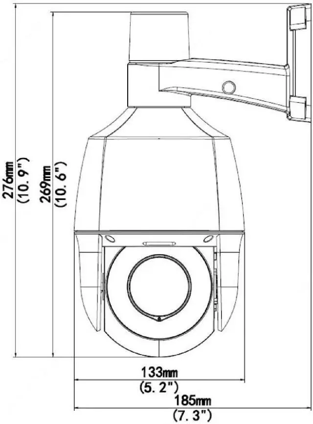Alt view image 3 of 5 - IPC675LFW-AX4DUPKC-VG Uniview 2.8~12mm Motorized 30FPS @ 5MP LightHunter Outdoor IR Day/Night WDR PTZ IP Security Camera 12VDC/PoE