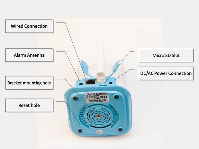 Main image of USC1 Security Enhanced Smart Camera, Video Monitoring, Remote Control, Auto Recording, Motion alert, Two way audio