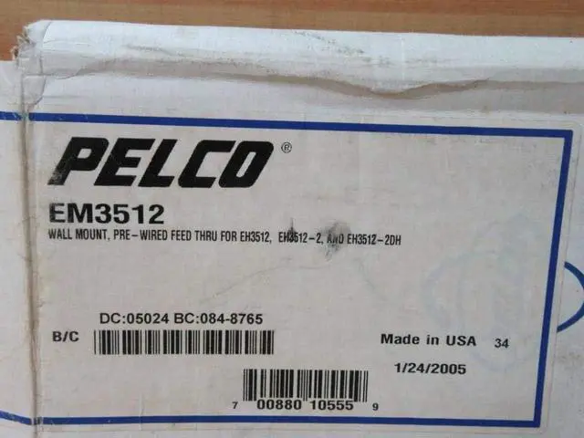 Alt view image 2 of 7 - Pelco EM3512 - Camera housing wall mounting kit - gray
