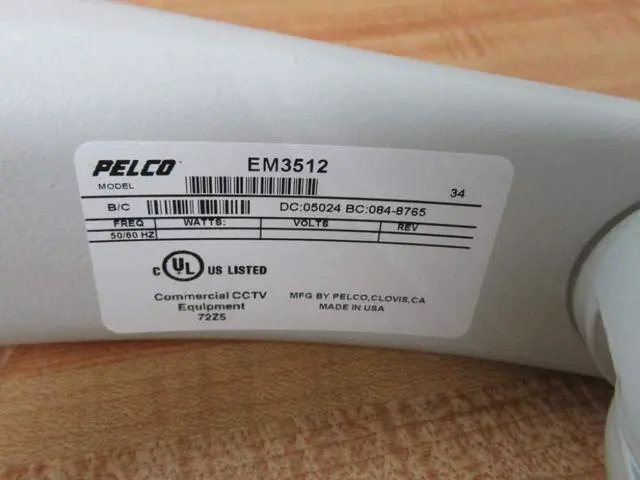 Alt view image 3 of 7 - Pelco EM3512 - Camera housing wall mounting kit - gray
