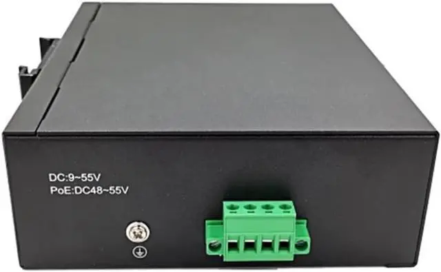 Alt view image 3 of 6 - 1Pcs IDM-7452D Gigabit Optical Fiber Ring Network Switch Industrial Grade 10-Port Gigabit Managed Switch DIN Rail