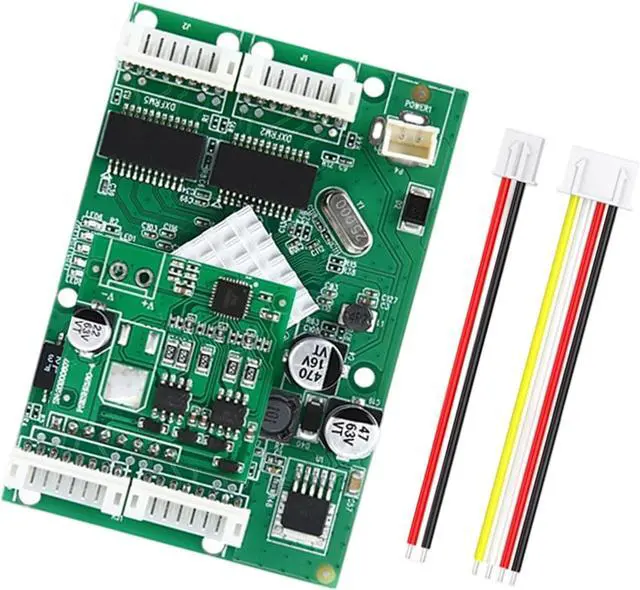 Alt view image 5 of 7 - 4 Port Gigabit Ethernet switches Module with Auto Sensing 10/100/1000Mbps RJ45 Port and POEs for Home Offices Ne