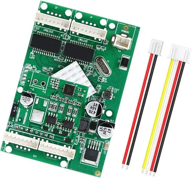 Alt view image 6 of 7 - 4 Port Gigabit Ethernet switches Module with Auto Sensing 10/100/1000Mbps RJ45 Port and POEs for Home Offices Ne