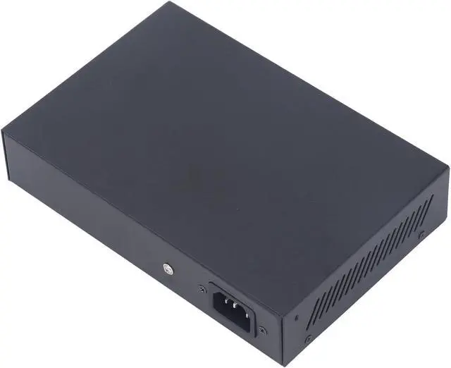 Alt view image 7 of 7 - Unmanaged 10 Port PoE Network Switch with 2Gbps Switching Capacity, 8 Port 10 100 Base TX Power Over Ethernet and 2 Port Uplink, 4KV Protection, 100 to 240V US Plug