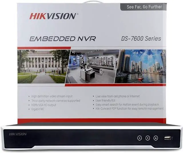 Main image of 4K 8-Channel PoE Network Video Recorder NVR, Embedded Plug & Play DS-7608NI-I2/8P(2021 New Version)