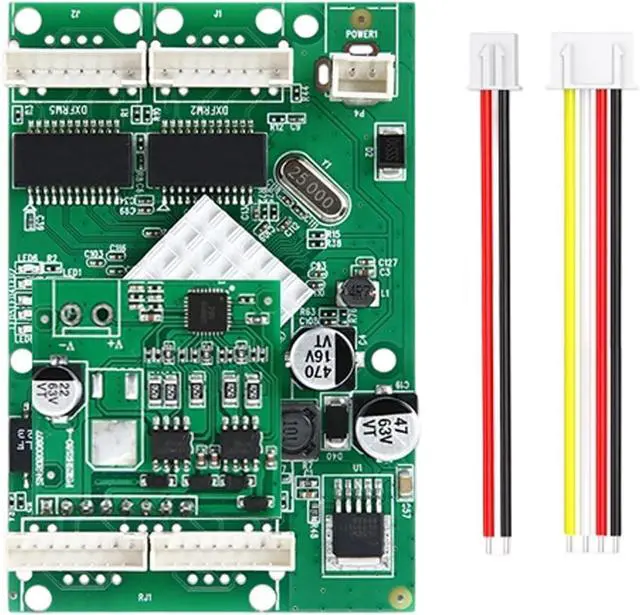 Main image of 4 Port Gigabit Ethernet switches Module with Auto Sensing 10/100/1000Mbps RJ45 Port and POEs for Home Offices Ne