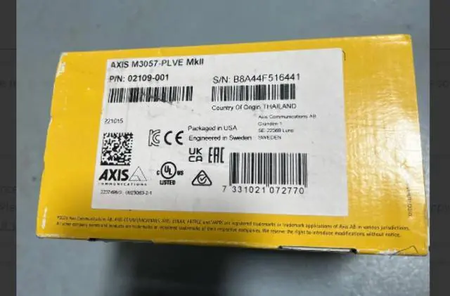 Alt view image 2 of 3 - AXIS M3057-PLVE MkII 6 Megapixel Indoor/Outdoor Network Camera - Dome
