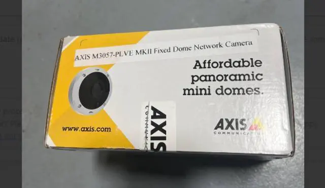 Alt view image 3 of 3 - AXIS M3057-PLVE MkII 6 Megapixel Indoor/Outdoor Network Camera - Dome