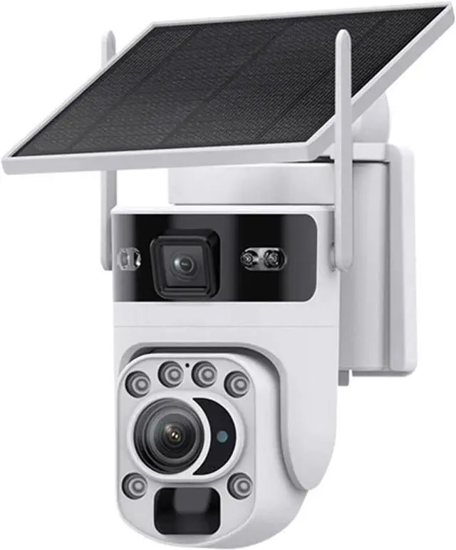 Main image of Solar Camera 6K 20X Optical Zoom Dual Screen Outdoor Security WiFi IP Camera Night Vision PIR Detection(Only WiFi Camera)