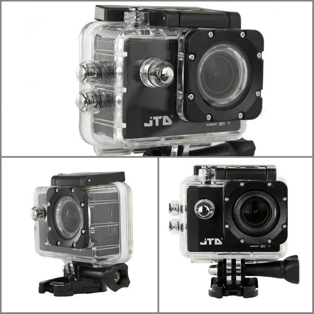 Alt view image 3 of 7 - JTD ® J-EXP 2.0 Premium Sport DV Action Camera 12MP 1080P 170 Degree Angle Anti-Glare Coating Lens Sport Camera Waterproof Cam DV Camcorder Outdoor for Bicycle Motorcycle Diving Swimming (Black)