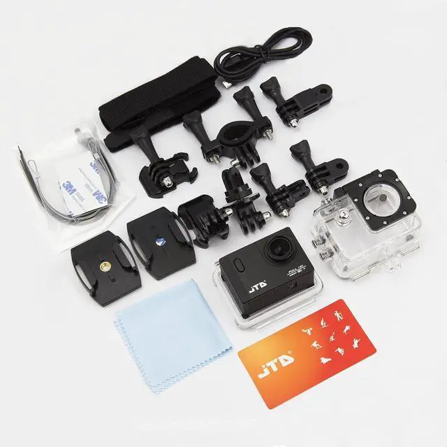 Alt view image 6 of 7 - JTD ® J-EXP 2.0 Premium Sport DV Action Camera 12MP 1080P 170 Degree Angle Anti-Glare Coating Lens Sport Camera Waterproof Cam DV Camcorder Outdoor for Bicycle Motorcycle Diving Swimming (Black)