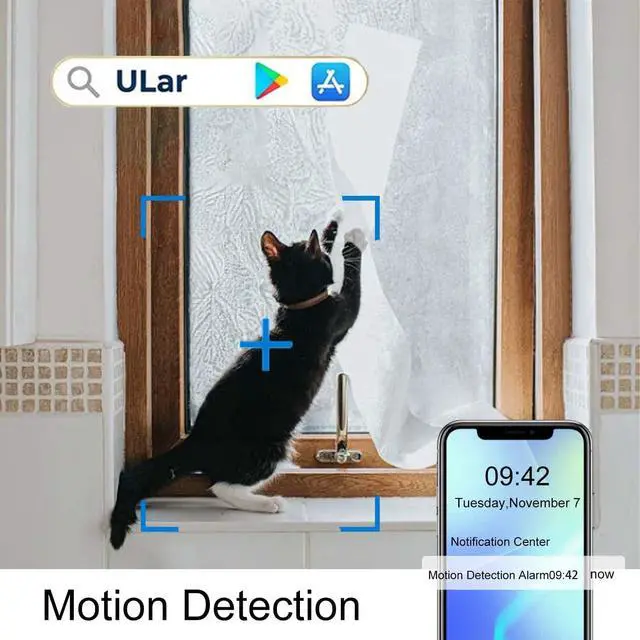 Alt view image 4 of 7 - 4K WiFi USB Charger Camera for Indoor Home & Pet 90° Wide-Angle