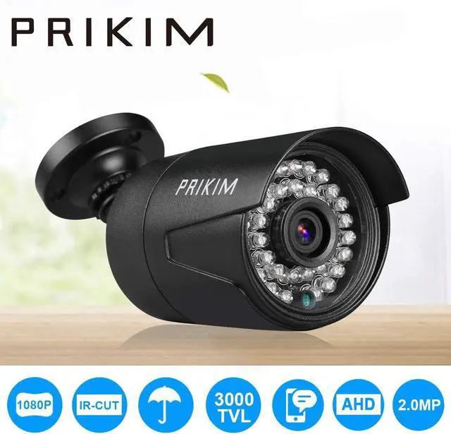 Alt view image 2 of 6 - Security Camera Professional 1080p DVR Metal Body for Indoor and Outdoor use IP66 Waterproof Full-HD IR-Cut 30 Meter Night Vision Ultra-Clear 2MP CMOS CCTV 24/7 Home and Office Security