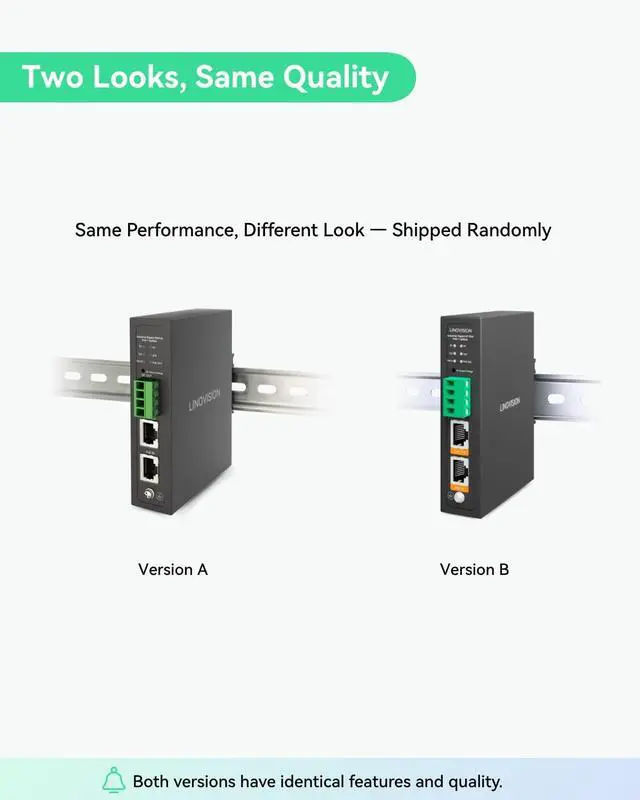 Alt view image 7 of 7 - Linovision Industrial Gigabit 90W POE++ Splitter with IEEE802.3bt PoE and DC 5/9/12/24V Output, Din Rail Mounting, Power Supply for PTZ Cameras, Access Control Systems