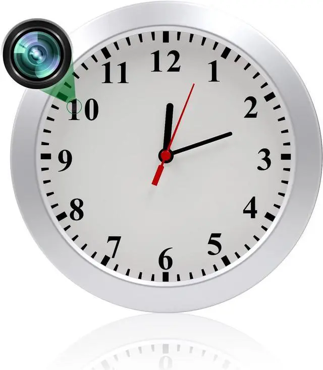 Main image of 1080P Hidden Spy Camera in Clock, Nanny Cam Without WiFi for Home Office