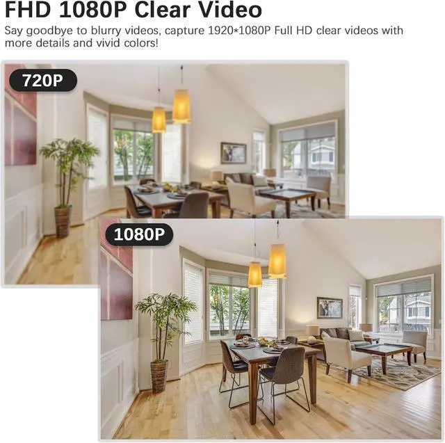 Alt view image 4 of 7 - 1080P Hidden Spy Camera in Clock, Nanny Cam Without WiFi for Home Office