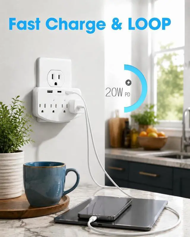 Alt view image 4 of 7 - Wireless Hidden Spy Cam WiFi HD 1080P, Indoor Wall Outlet Nanny Cameras No Audio, Motion Detection Loop Recording for Office Home Baby & Pet Security