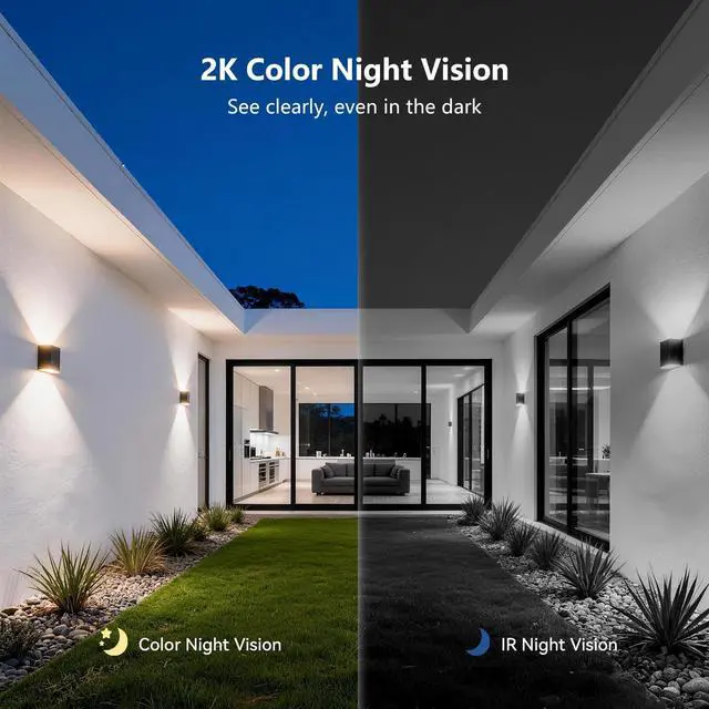 Alt view image 4 of 7 - 3MP 2K Plug-in WiFi Outdoor Security Camera for Home Surveillance