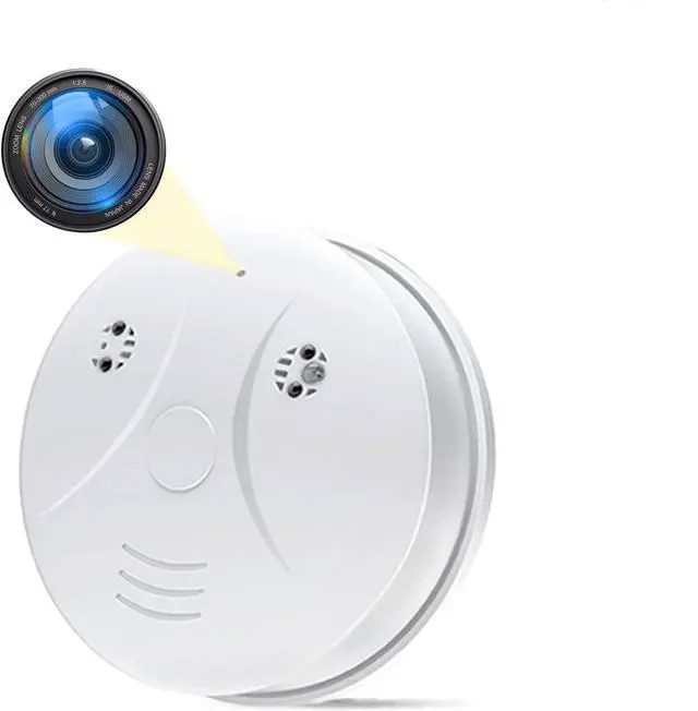 Main image of 1080P HD Video Wireless Camera Smoke Detector Hidden Camera for Home Security with App Control & Motion Detection, WiFi Indoor Security Camera with Night Vision for Office, Pet, Garage, Shop