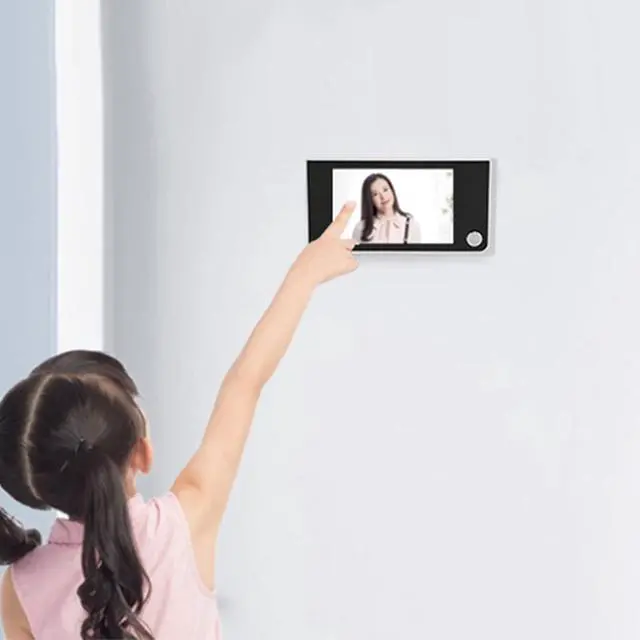 Alt view image 5 of 7 - 3.5 LCD Digital Video Door Peephole Viewer Camera, High Def 24/7 Monitoring, Wide Angle Lens, Easy to Use, Enhanced Home Security System