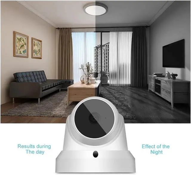 Alt view image 5 of 6 - 3MP V380 Pro App WiFi IP Camera 10x Zoom Smart Home Security Night Vision Indoor Celling Mount CCTV Dome Camera(US Plug,Camera Add 128G Card)