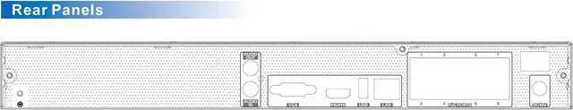 Main image of Titanium ED9308H5NV-8P-2 8CH 8Poe H265 4K Display Record HD Network Video Recorder Audio NVR System NDAA