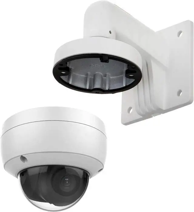 Main image of DS-2CD2143G2-IU 4MP IP Camera 2.8mm PoE Dome Camera with Audio Built-in Microphone, WDR, H.265+, Human/Vehicle Detection, Support Firmware Upgrade, Bundle with PC120 DS-1272ZJ-120 Wall Mount Bracket