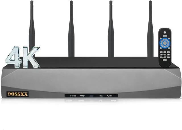 Main image of 4K/8.0 Megapixel 16-Channel Wireless NVR Network Video Recorder, Supports up to 16 x 8MP Wireless IP Cameras, 4-Antennas Enhance WiFi, Dual-USB Ports, Free APP Remote Access, Max to 6TB (NO HDD)