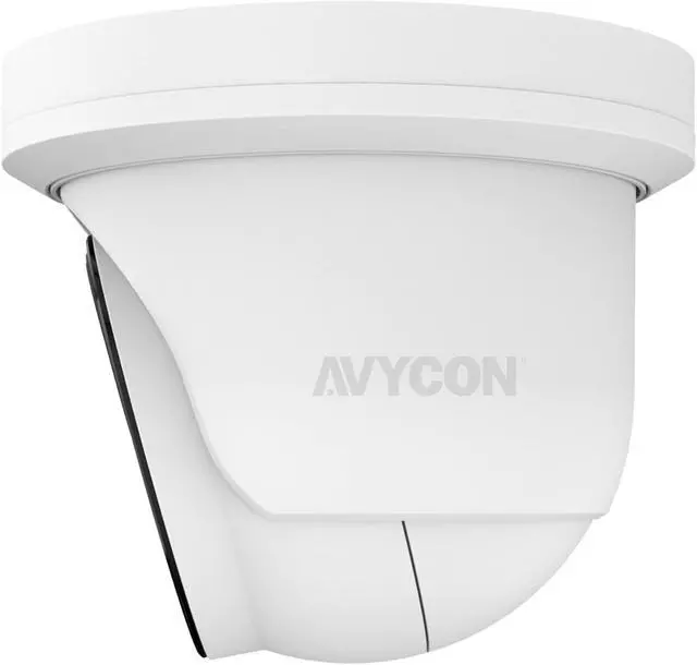 Alt view image 2 of 4 - AVC-NPE51M(-G) AI Turret H.265+ 5MP IP PoE Motorized 2.8-12mm Lens True WDR IP67 MicroSD Slot (White)