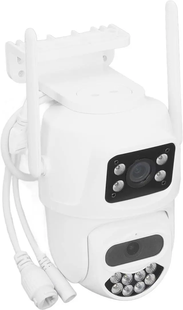 Main image of Security Cameras Outdoor 2K Dual Lens Cameras for Home Security Outside 360° PTZ WiFi Surveillance Camera Waterproof, Motion Detection for Baby Pet Home,One Touch Call,Color
