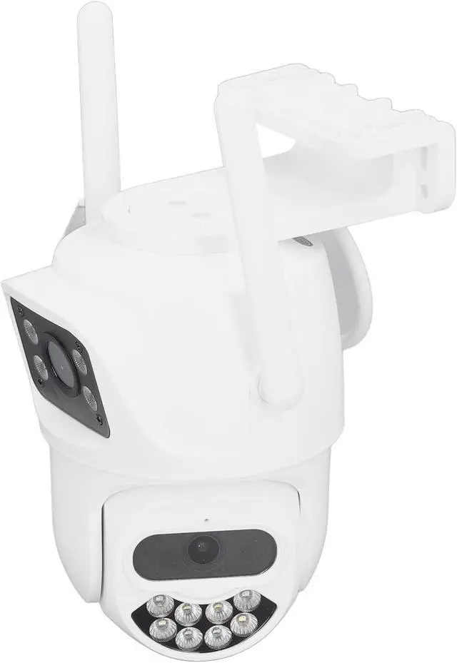Alt view image 7 of 7 - Security Cameras Outdoor 2K Dual Lens Cameras for Home Security Outside 360° PTZ WiFi Surveillance Camera Waterproof, Motion Detection for Baby Pet Home,One Touch Call,Color