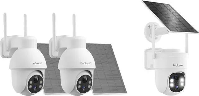 Main image of Security Camera Wireless Outdoor, 2K Solar Security Camera and 5MP Solar Camera Outdoor Wireless, Battery Powered 360°PTZ Camera