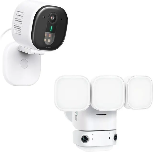 Main image of winees Outdoor Security Camera, Wired 2K 4MP Indoor/Outdoor Video Camera for Home Security, Surveillance Camera with Color Night Vision, 2-Way Audio, Siren, Human/Pet/Sound Detection