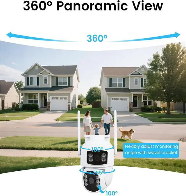 Alt view image 4 of 7 - CasaCam Wireless Security Camera System Duo