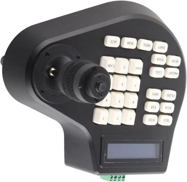 Alt view image 7 of 7 - 4D PTZ Keyboard Controller for Analog and IP Dome Cameras, RS485 PTZ Control, European Standard (US Plug)