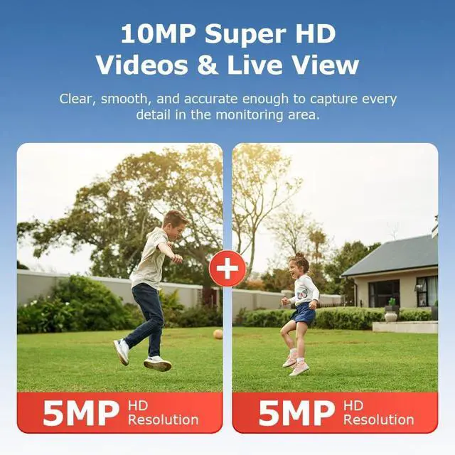 Alt view image 5 of 7 - SHIWOJIA Outdoor Wireless Security Camera, 10MP PTZ 36X Optical Zoom, Dual-Band 2.4/5GHz WiFi, AOV 24/7, 14W Solar Panel, Built-in AI Smart Cam for Farm Construction Site Rural Home Remote Area