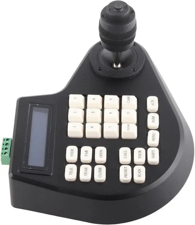 Alt view image 6 of 7 - 4D PTZ Keyboard Controller for Analog and IP Dome Cameras, RS485 PTZ Control, European Standard (US Plug)