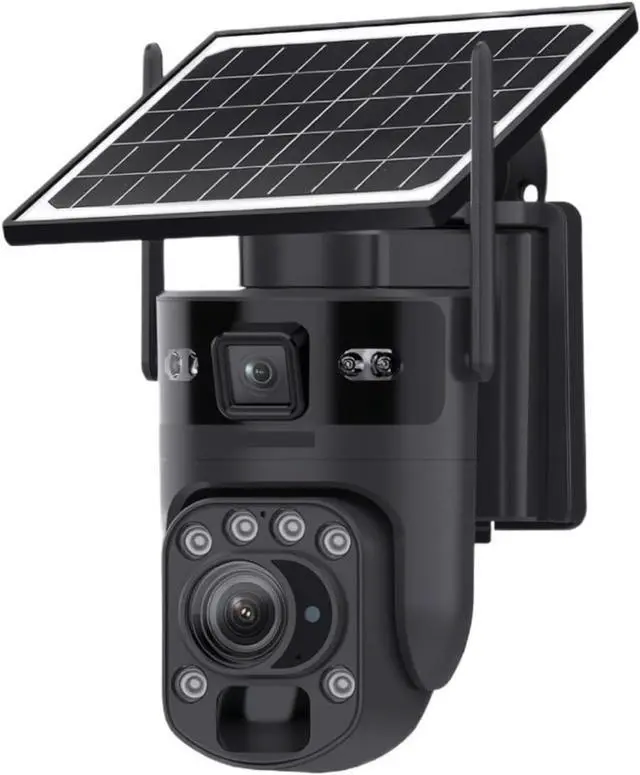 Main image of 6K Solar Security Camera Ubox, 60X Optical Zoom Wi-Fi Outdoor, PIR Human Detection, Auto Tracking, IP66 Waterproof Surveillance Cam