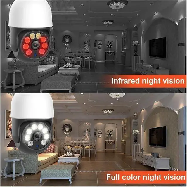 Alt view image 6 of 6 - 5MP TUYA E27 Bulb IP Camera 2.4G/5G WiFi PTZ IP CCTV Outdoor Night Vision Security Video Bulb Surveillance Camera(5MP None TF Card)