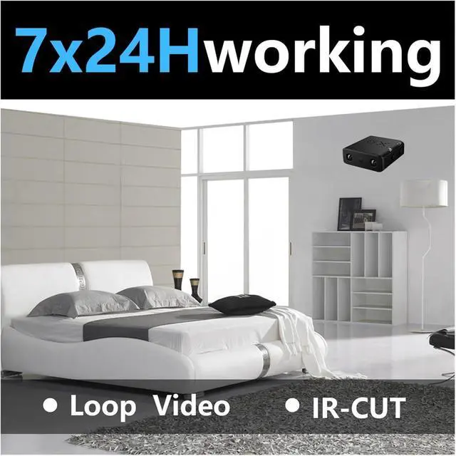 Alt view image 4 of 7 - 1080P Mini Home Security Camera with Night Vision & Motion Detection(Only Camera,with Battery)